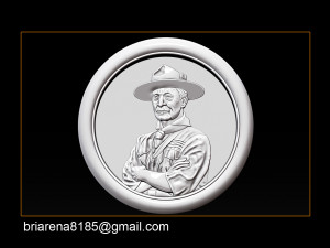 lord baden-powell 3D Print Model