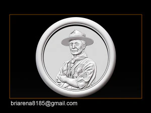 lord baden-powell 3D Print Model