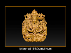pendant guanyin bodhisattva Modelo de impresión 3D