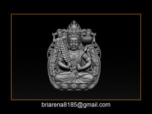 pendant guanyin bodhisattva Modelo de impresión 3D