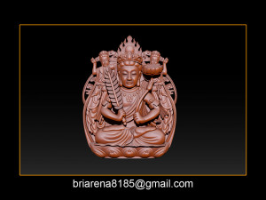 pendant guanyin bodhisattva Modelo de impresión 3D
