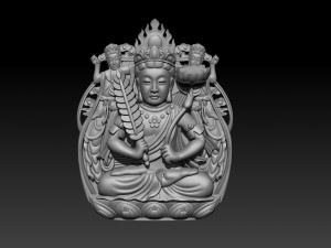 pendant guanyin bodhisattva Modelo de impresión 3D