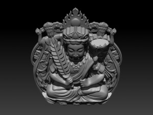 pendant guanyin bodhisattva Modelo de impresión 3D