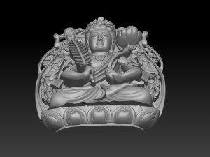 pendant guanyin bodhisattva Modelo de impresión 3D