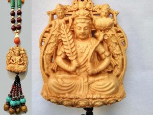 pendant guanyin bodhisattva Modelo de impresión 3D