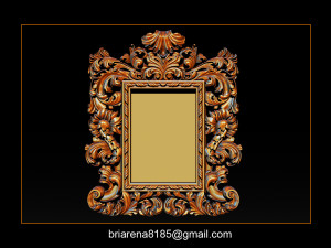 mirror frame 3d - cnc machine - 3d cn 3D 프린트 모델