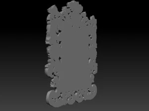 mirror frame 3d - cnc machine - 3d cn 3D Print Model