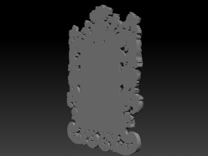 mirror frame 3d - cnc machine - 3d cn 3D 프린트 모델