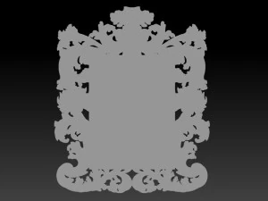 mirror frame 3d - cnc machine - 3d cn 3D Print Model