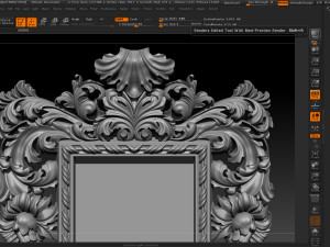 mirror frame 3d - cnc machine - 3d cn 3D 프린트 모델