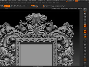 mirror frame 3d - cnc machine - 3d cn 3D Print Model