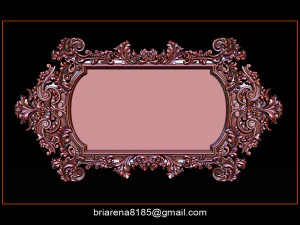 mirror frame 3d - cnc machine - 3d cnc 3D Print Model