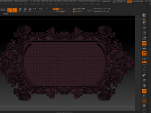 mirror frame 3d - cnc machine - 3d cnc Model Cetak 3D