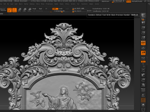 mirror frame 3d - cnc machine - 3d cnc 3D Print Model