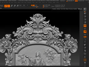 mirror frame 3d - cnc machine - 3d cnc 3D Print Model