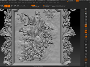 mirror frame 3d - cnc machine - 3d cnc 3D Print Model