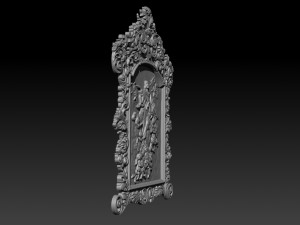 mirror frame 3d - cnc machine - 3d cnc 3D Print Model