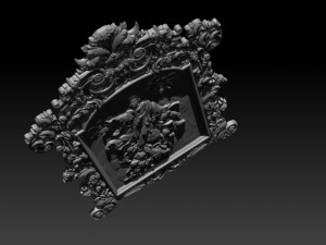 mirror frame 3d - cnc machine - 3d cnc 3D Print Model