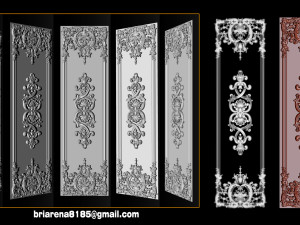 doors s for cnc in stl Modello di stampa 3D