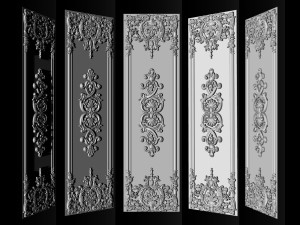 doors s for cnc in stl Modello di stampa 3D