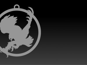 eagle pendant jewelry Model do druku 3D