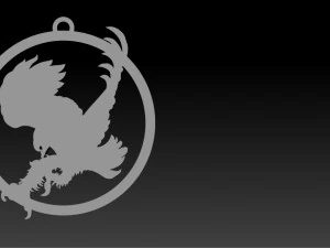 eagle pendant jewelry 3D Print Model