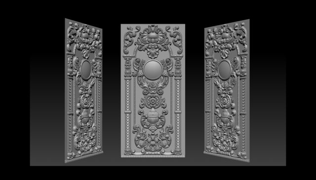 doors s for cnc in stl 3D-printmodel .c4d .max .obj .3ds .fbx .stl .blend 