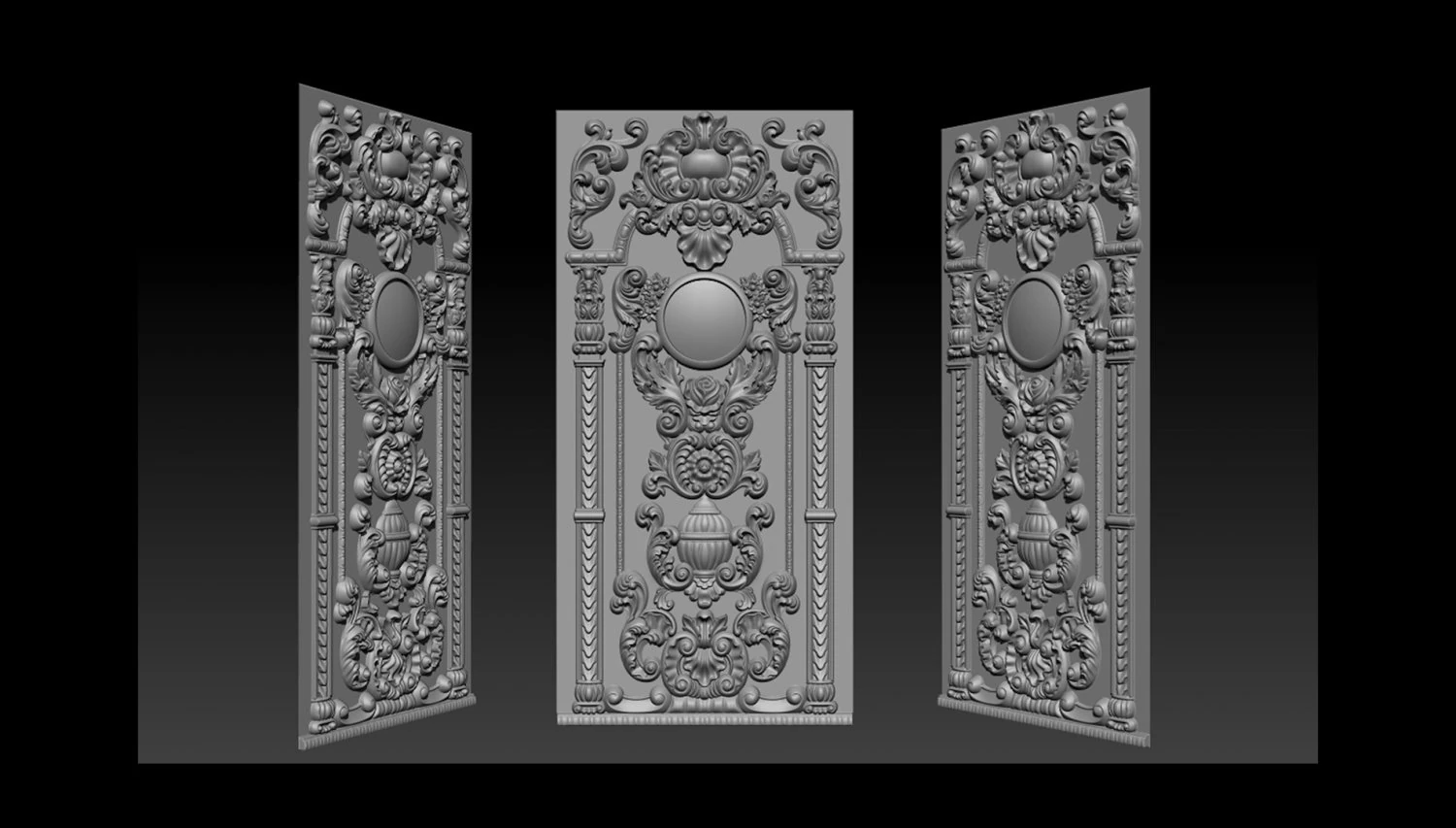doors s for cnc in stl 3D Print Model .c4d .max .obj .3ds .fbx .stl .blend 