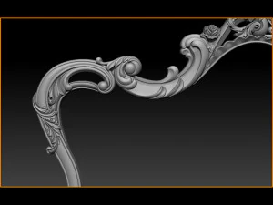 classic bed 3d relief models 3D Print Model
