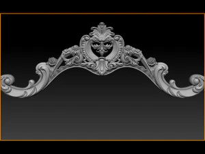 classic bed 3d relief models 3D Print Model