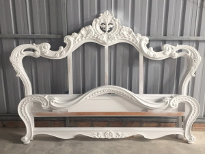 classic bed 3d relief models 3D Baskı Modeli