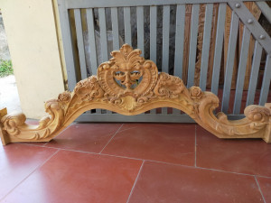 classic bed 3d relief models 3D Baskı Modeli
