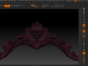 classic bed 3d relief models 3D Baskı Modeli