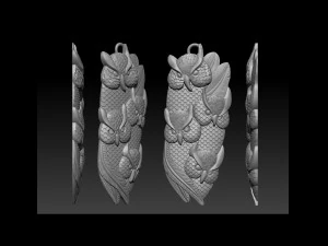 owl pendant jewelry 3D Print Model