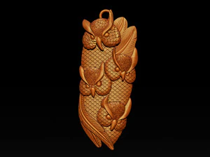 owl pendant jewelry 3D Print Model