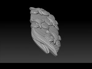 owl pendant jewelry 3D Print Model