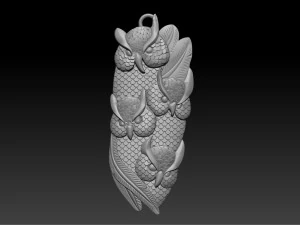 owl pendant jewelry 3D Print Model