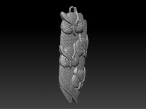 owl pendant jewelry Modelo de impresión 3D