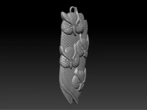 owl pendant jewelry 3D Print Model