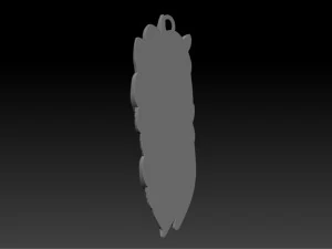 owl pendant jewelry 3D Print Model