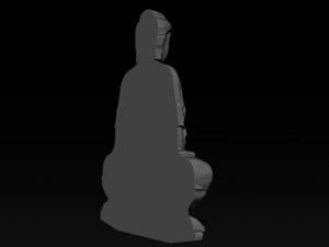 pendant buddha - stl- obj and ztl Modèles 3D en vedette