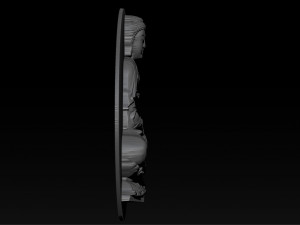 pendant buddha - stl- obj and ztl 3D Print Model