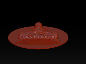 pendant buddha - stl- obj and ztl 3D Print Model
