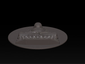 pendant buddha - stl- obj and ztl 3D Print Model