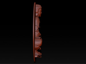 pendant buddha - stl- obj and ztl 3D Print Model