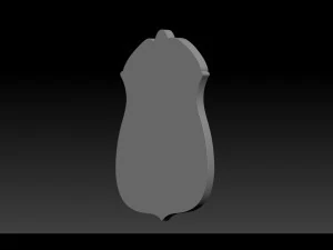 police badge pendant - michigan state police 3D Print Model
