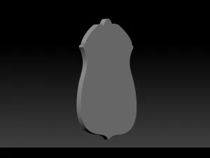 police badge pendant - michigan state police 3D Print Model