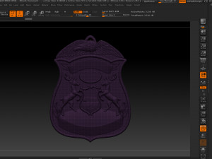 police badge pendant - michigan state police 3D 프린트 모델