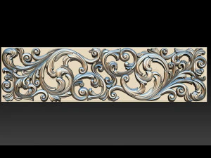 3d stl models cnc router - carved decor 3D Print Model
