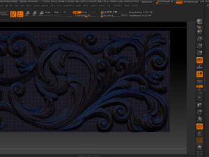 3d stl models cnc router - carved decor 3D Принт Модель